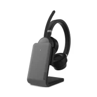 Lenovo GO Wireless ANC Auscultadores com Fios E SEM Fios Fita de Cabeça Escritório/call Center USB TYPE-C Bluetooth Suporte de Carregamento Preto
