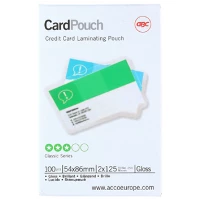 GBC Card Pouch bolsa para plastificar 100