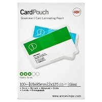 GBC Card Pouch bolsa para plastificar 100
