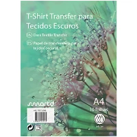 S T-SHIRT Transfer Inkjet A4 Tecidos Escuros