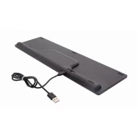 Gembird KBS-ECLIPSE-M500-ES teclado Rato incluído USB + Bluetooth QWERTY Inglês Preto